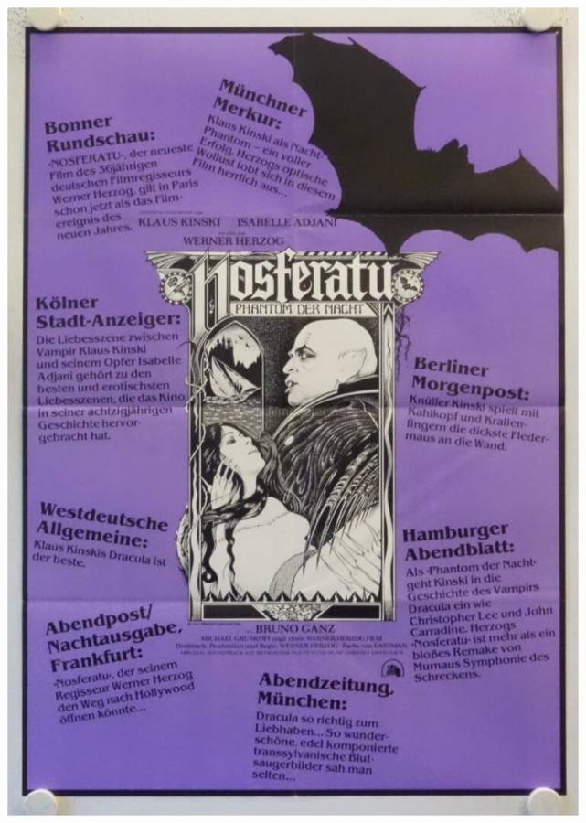 Nosferatu originales deutsches Filmplakat